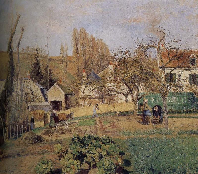 Camille Pissarro Loose multi-tile this Ahe rice Tash s vegetable garden oil painting picture